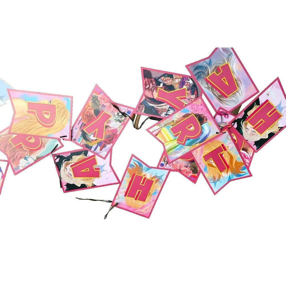 Taylor Swift Birthday Party Supplies-Banner,Tablecloth,Balloons, Toppers, Plates